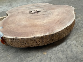 Guyana Teak houten schijf 1100mm